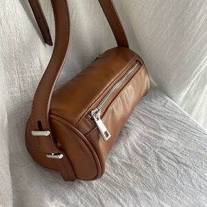 Zara Brown Crossbody Bag